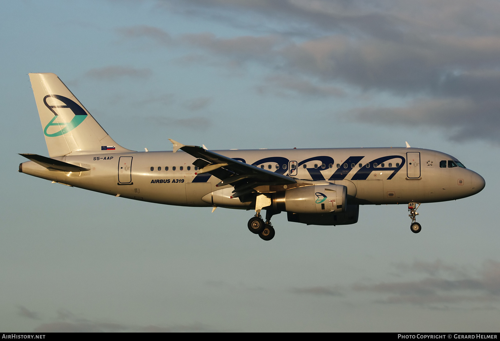 Aircraft Photo of S5-AAP | Airbus A319-132LR | Adria Airways | AirHistory.net #201725