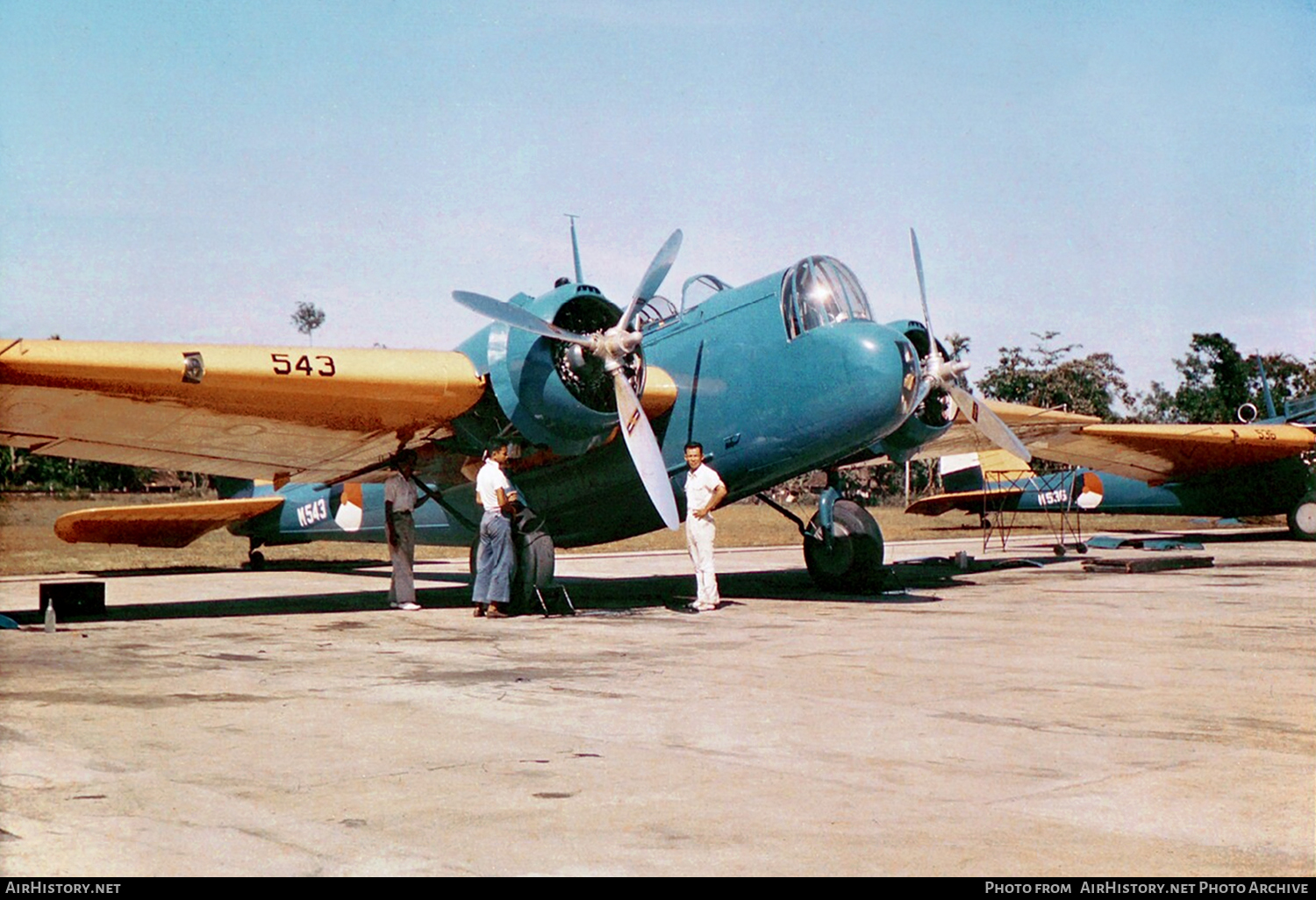 Aircraft Photo of M-543 | Martin 139WH-3 (166) | Netherlands East Indies - Air Force | AirHistory.net #201764