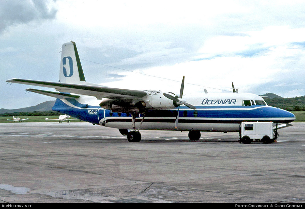 Aircraft Photo of N20HE | Fairchild F-27A | Oceanair | AirHistory.net #201789