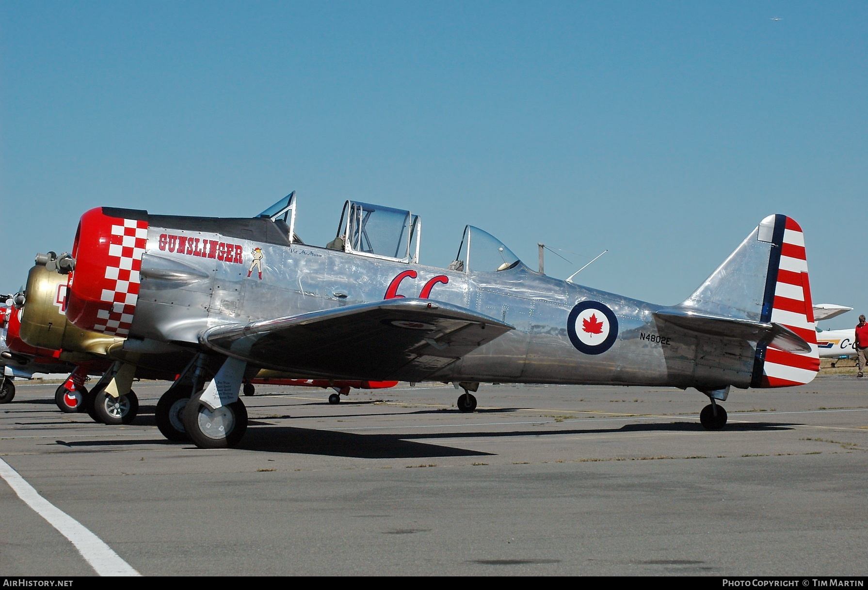 Aircraft Photo of N4802E | North American AT-16 Harvard II | Canada - Air Force | AirHistory.net #201803
