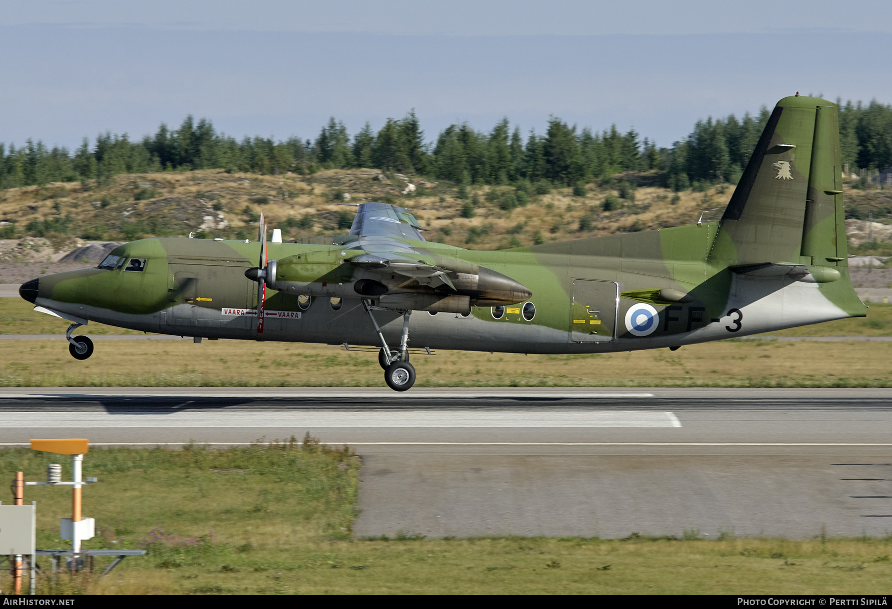 Aircraft Photo of FF-3 | Fokker F27-400M Troopship | Finland - Air Force | AirHistory.net #201816