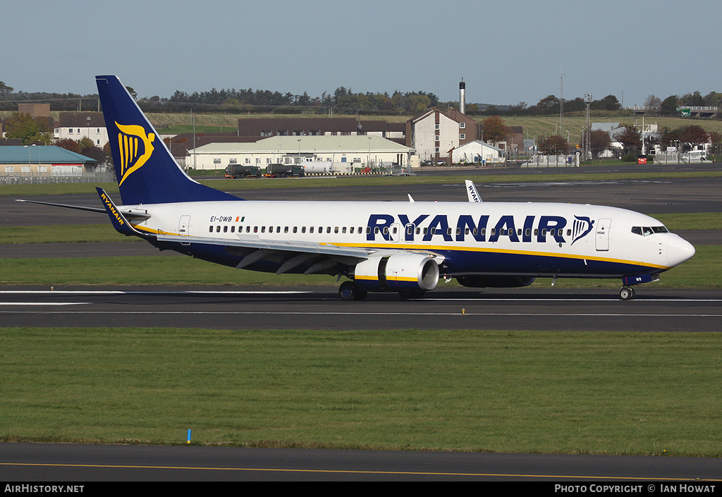 Aircraft Photo of EI-DWB | Boeing 737-8AS | Ryanair | AirHistory.net #201817