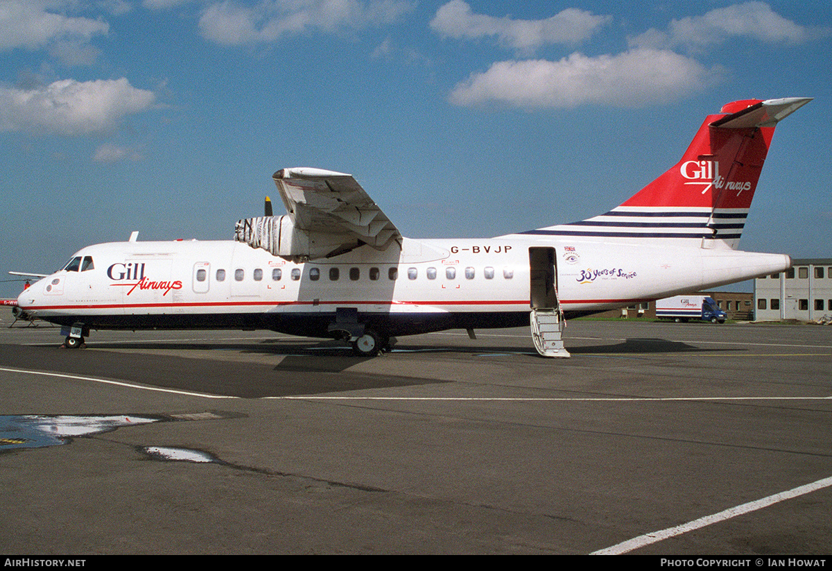 Aircraft Photo of G-BVJP | ATR ATR-42-300 | Gill Airways | AirHistory.net #201818