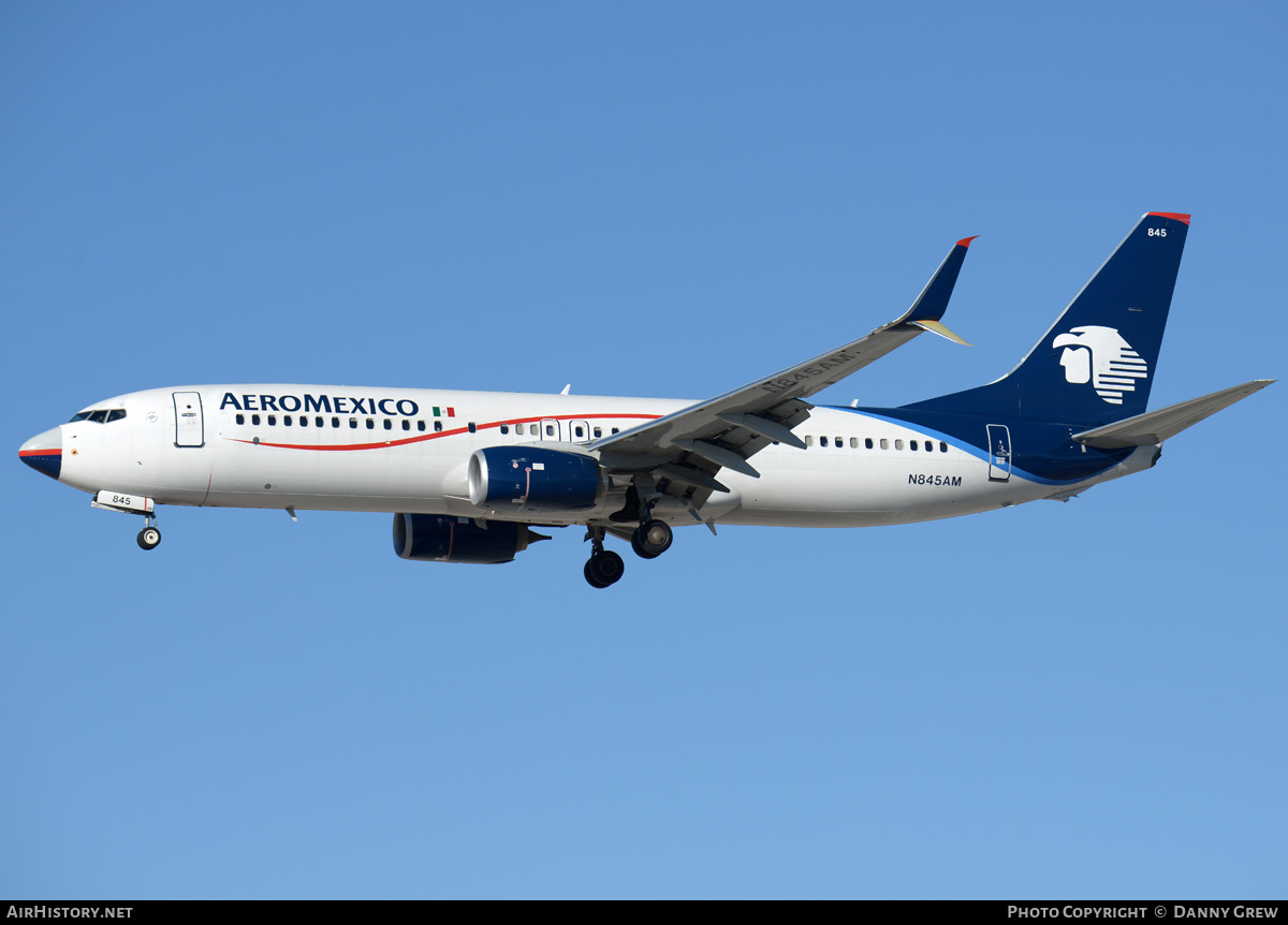 Aircraft Photo of N845AM | Boeing 737-852 | AeroMéxico | AirHistory.net #201847