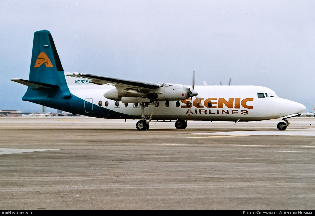 Aircraft Photo of N283EA | Fokker F27-500 Friendship | Scenic Airlines | AirHistory.net #201863