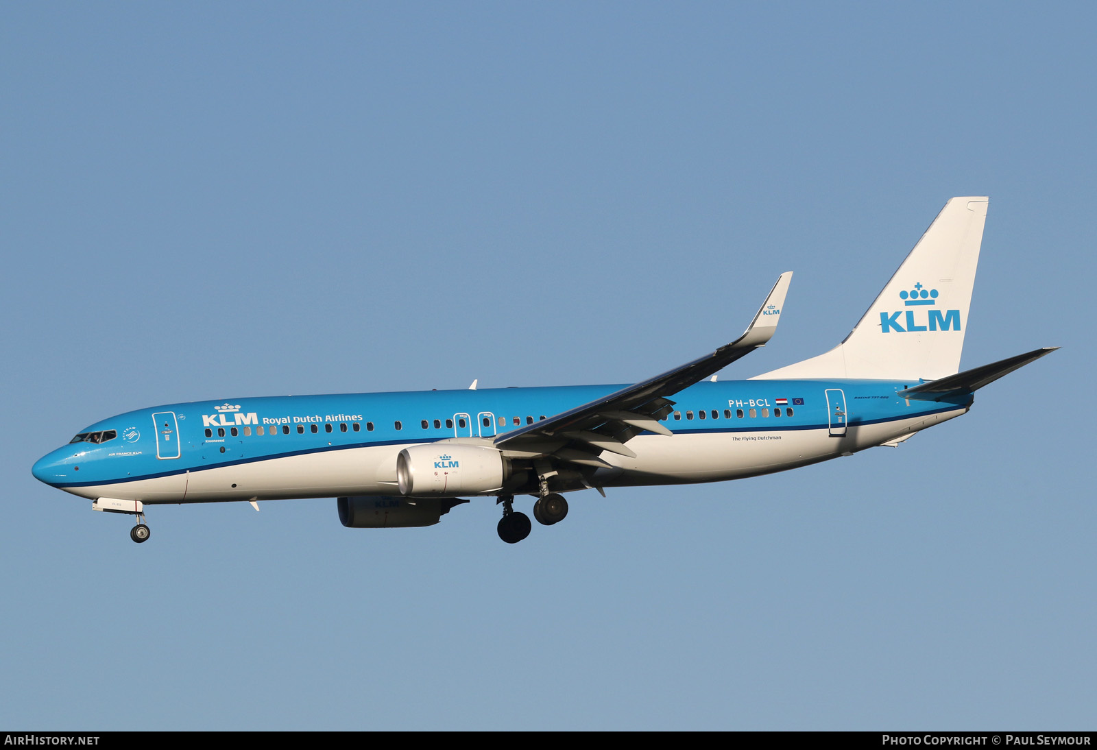 Aircraft Photo of PH-BCL | Boeing 737-800 | KLM - Royal Dutch Airlines | AirHistory.net #201962