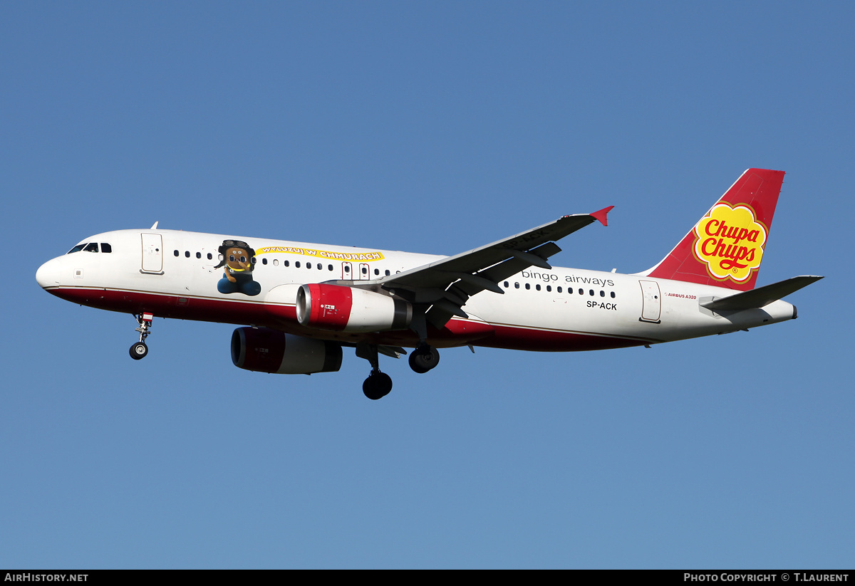 Aircraft Photo of SP-ACK | Airbus A320-232 | Bingo Airways | AirHistory.net #201975