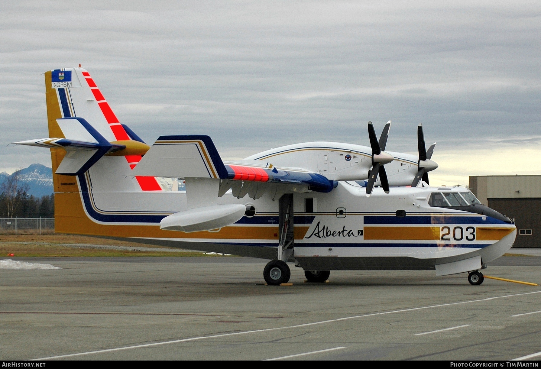 Aircraft Photo of C-GFSM | Canadair CL-215T (CL-215-6B11) | Alberta Government | AirHistory.net #202014