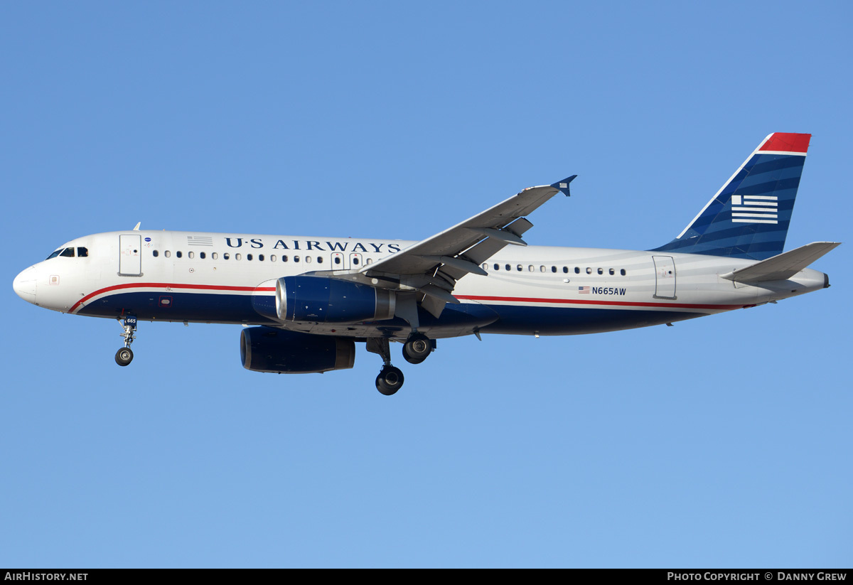 Aircraft Photo of N665AW | Airbus A320-232 | US Airways | AirHistory.net #202029