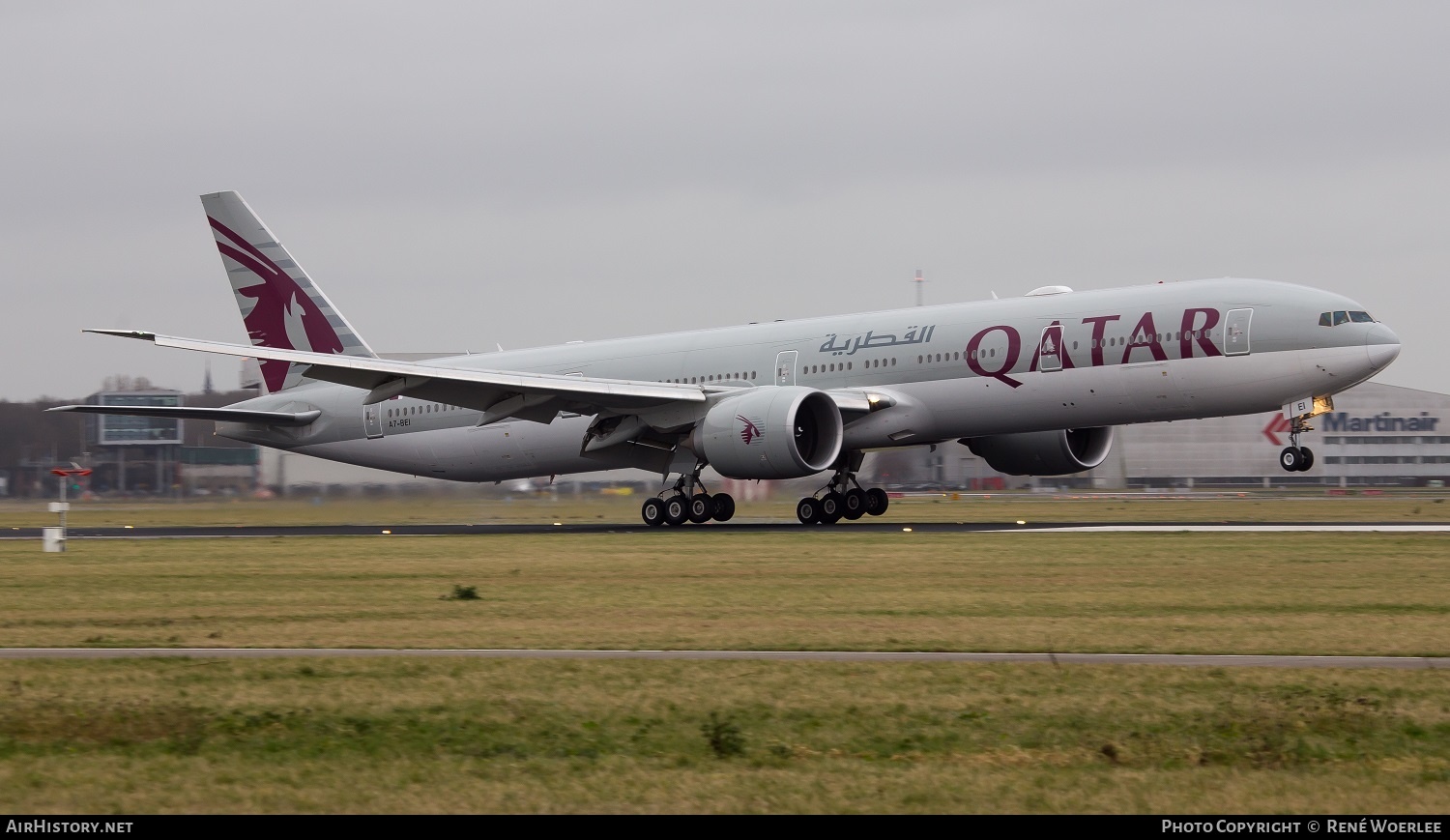 Aircraft Photo of A7-BEI | Boeing 777-3DZ/ER | Qatar Airways | AirHistory.net #202035