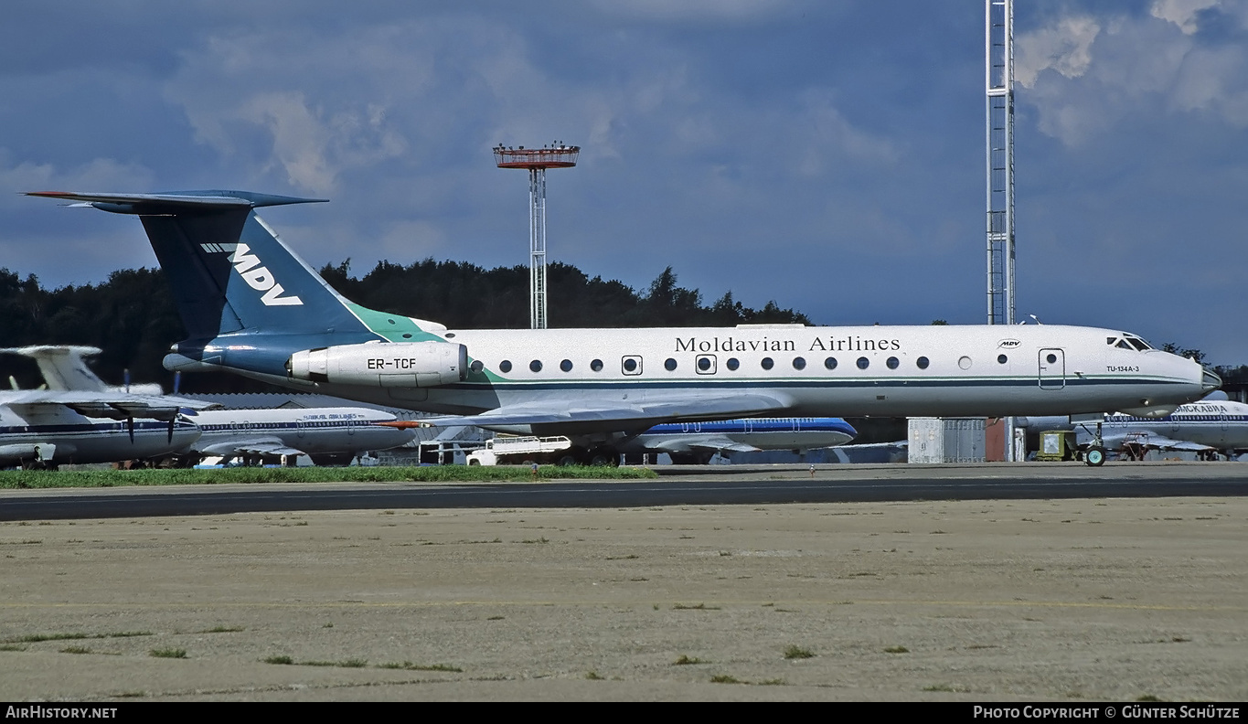 Aircraft Photo of ER-TCF | Tupolev Tu-134A-3 | Moldavian Airlines - MDV | AirHistory.net #202043