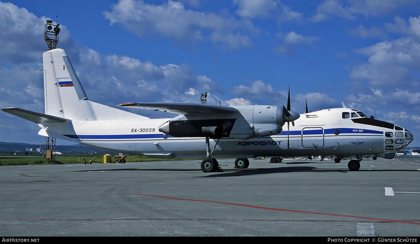 Aircraft Photo of RA-30039 | Antonov An-30 | Aeroflot | AirHistory.net #202058