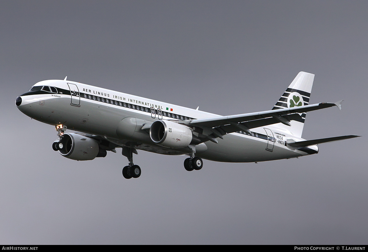 Aircraft Photo of F-WWDV | Airbus A320-214 | Aer Lingus | Aer Lingus - Irish International Airlines | AirHistory.net #202061