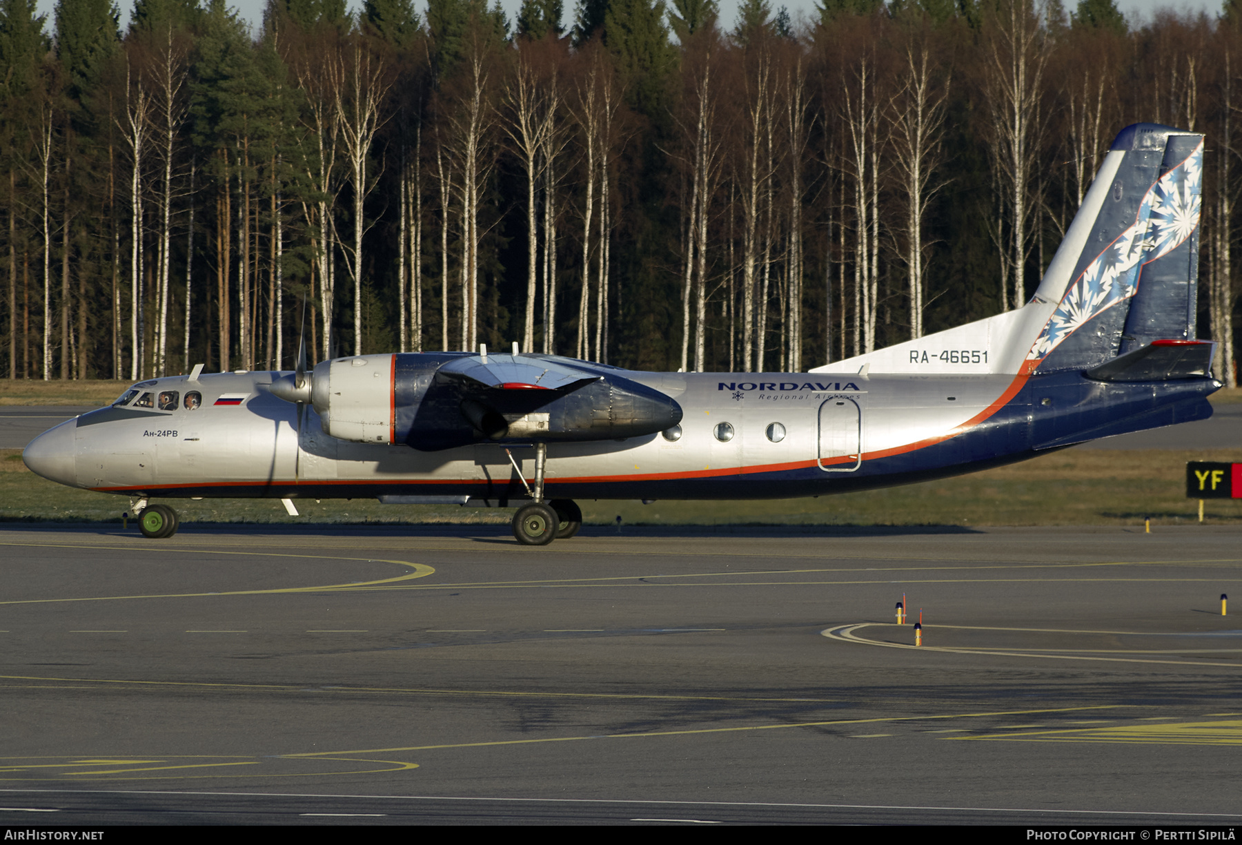Aircraft Photo of RA-46651 | Antonov An-24RV | Nordavia - Regional Airlines | AirHistory.net #202069