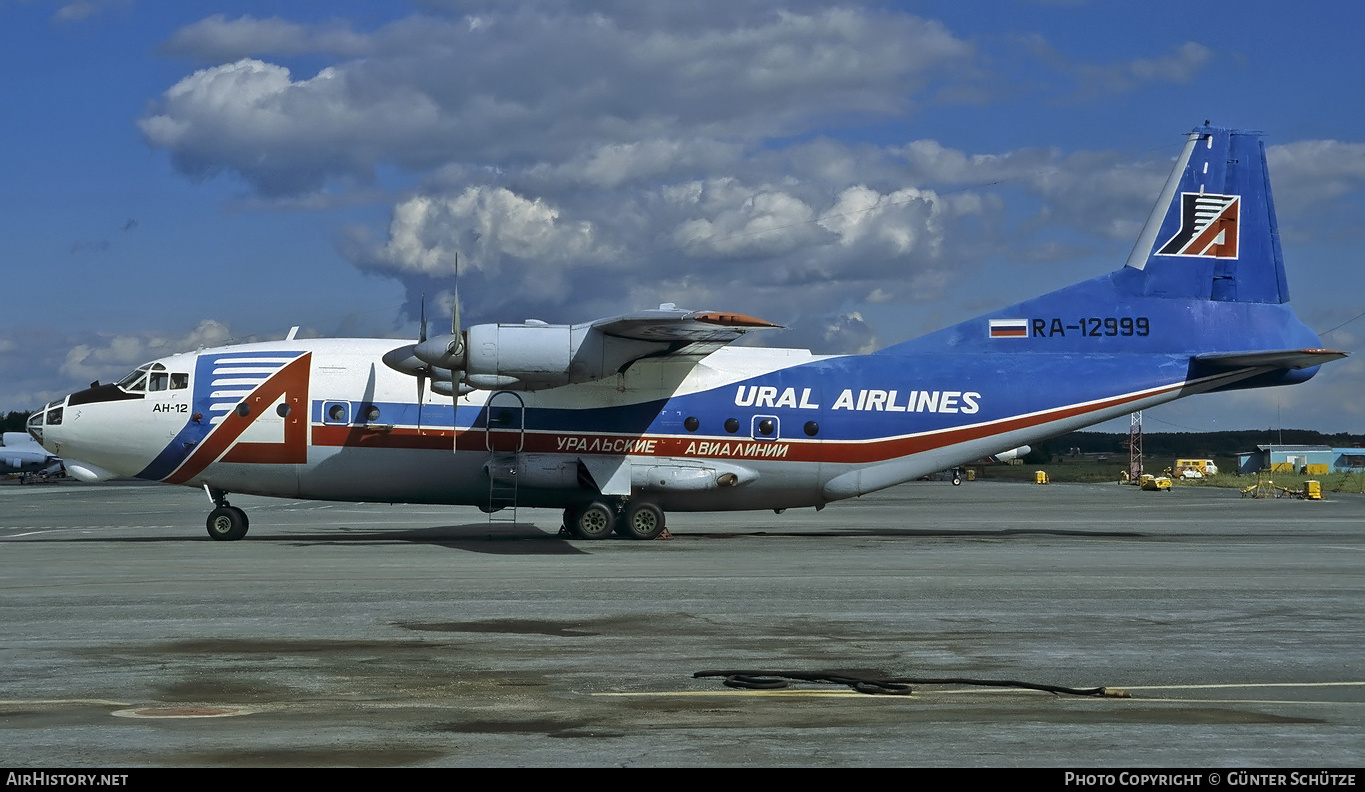 Aircraft Photo of RA-12999 | Antonov An-12B | Ural Airlines | AirHistory.net #202070