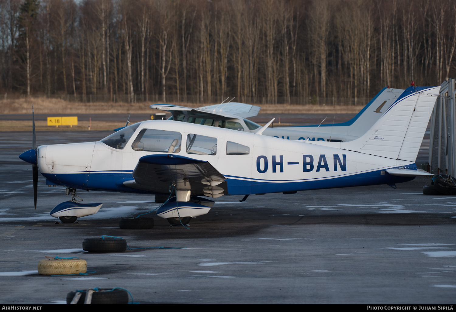 Aircraft Photo of OH-BAN | Piper PA-28-151 Cherokee Warrior | AirHistory.net #202103