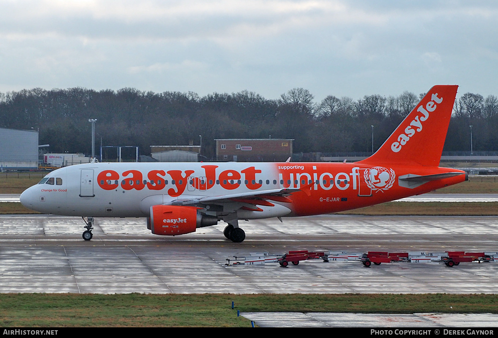 Aircraft Photo of G-EJAR | Airbus A319-111 | EasyJet | AirHistory.net #202136