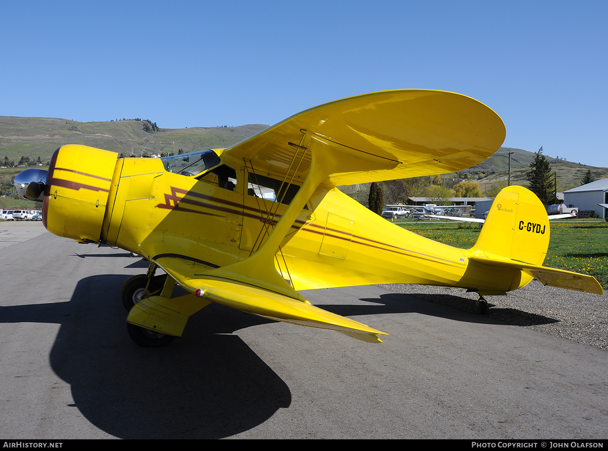 Aircraft Photo of C-GYDJ | Beech D17S | AirHistory.net #202147