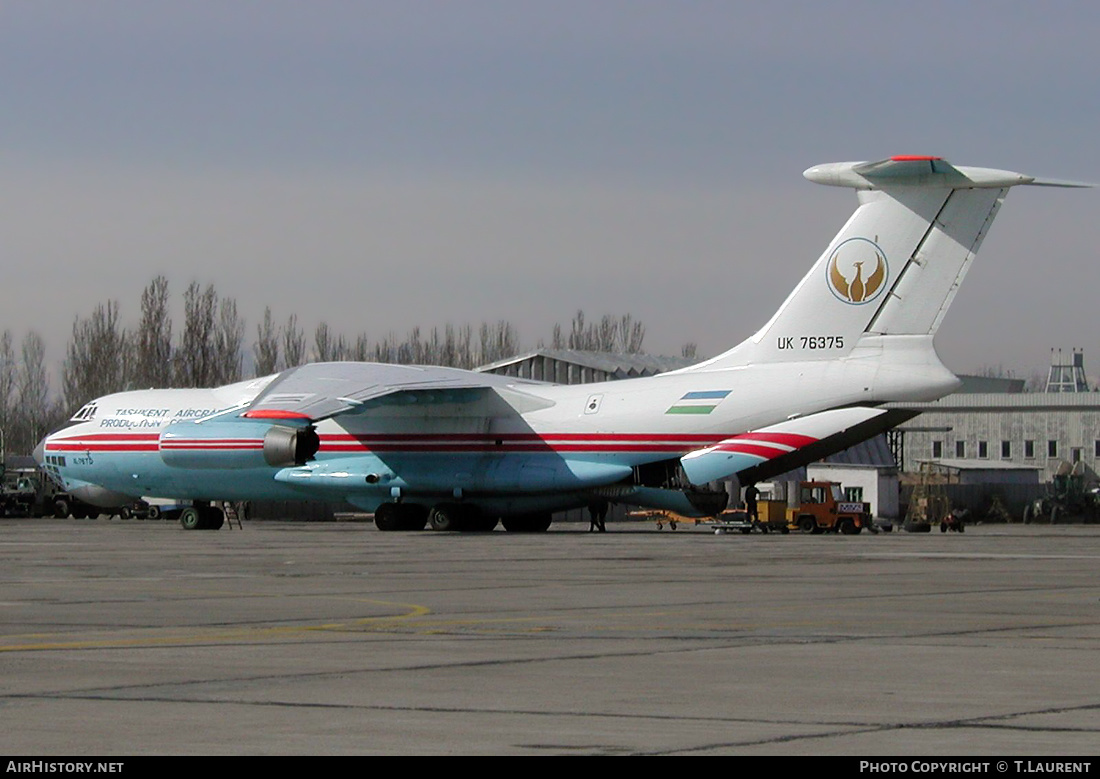 Aircraft Photo of UK-76375 | Ilyushin Il-76TD | Tashkent Aircraft Production Corporation | AirHistory.net #202155