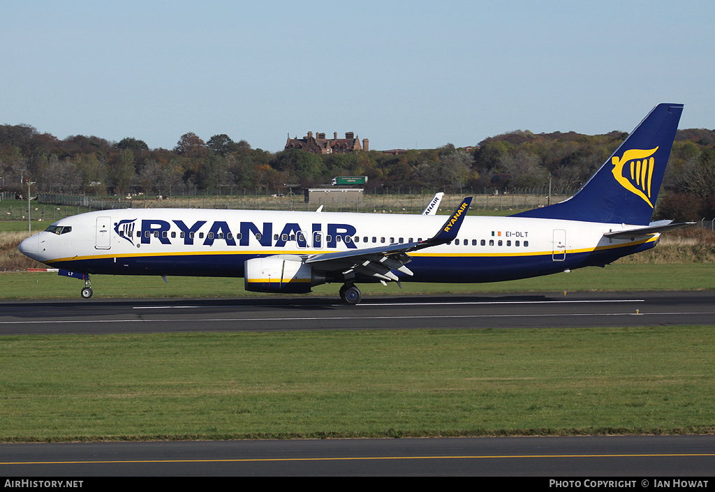 Aircraft Photo of EI-DLT | Boeing 737-8AS | Ryanair | AirHistory.net #202167