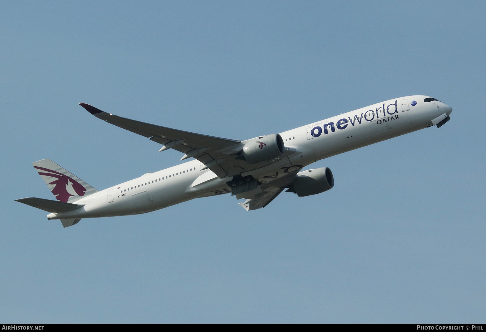 Aircraft Photo of A7-ANE | Airbus A350-1041 | Qatar Airways | AirHistory.net #202168