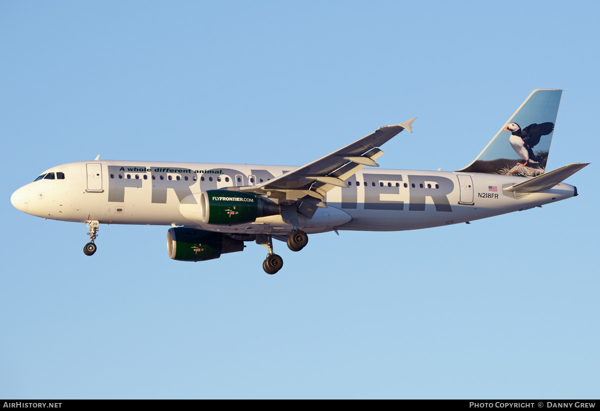 Aircraft Photo of N218FR | Airbus A320-214 | Frontier Airlines | AirHistory.net #202176