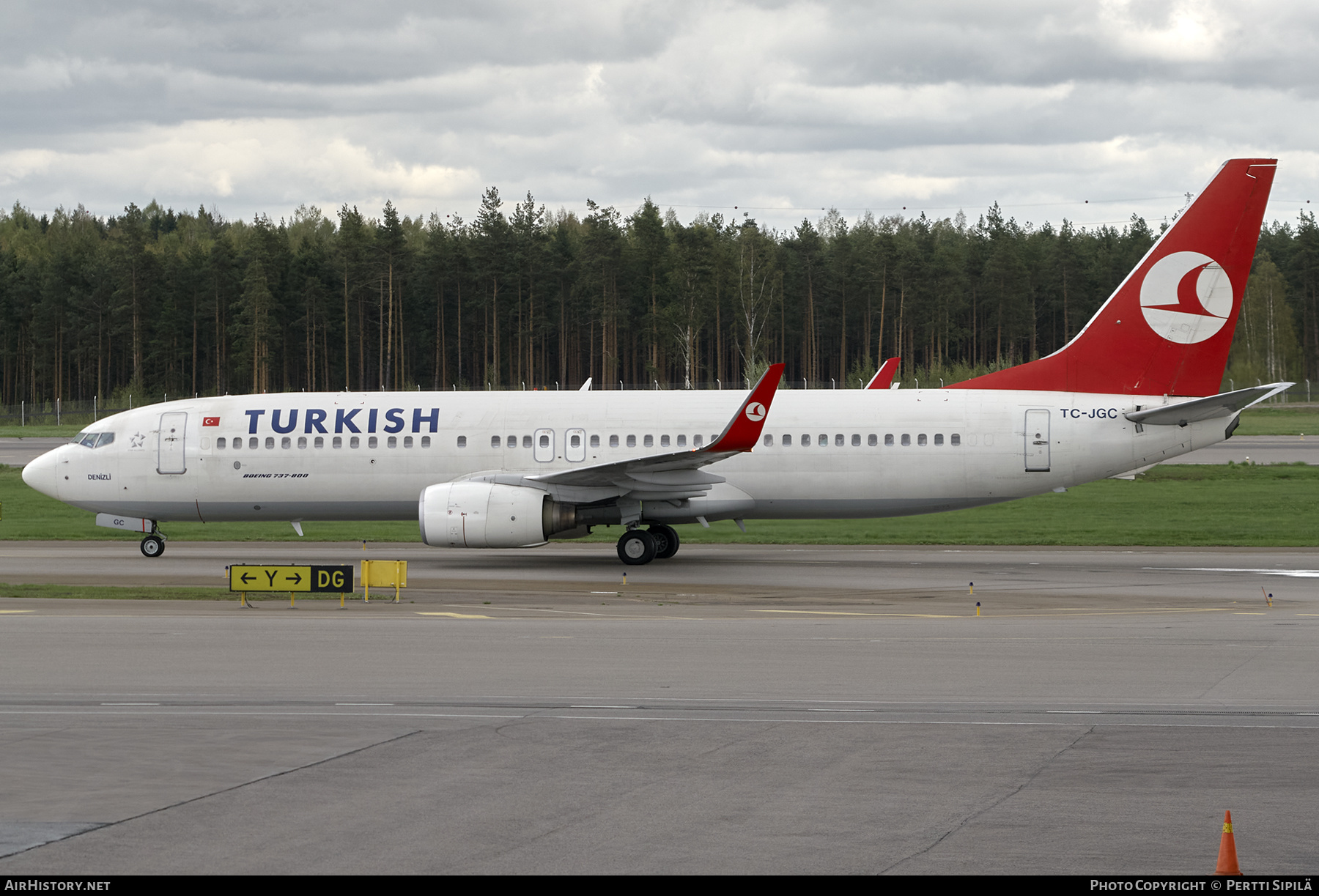 Aircraft Photo of TC-JGC | Boeing 737-8F2 | Turkish Airlines | AirHistory.net #202177
