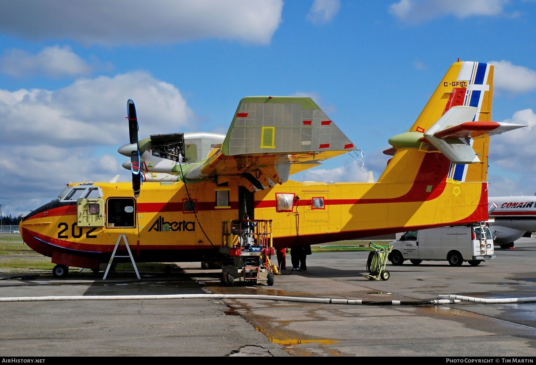 Aircraft Photo of C-GFSL | Canadair CL-215T (CL-215-6B11) | Alberta Government | AirHistory.net #202210