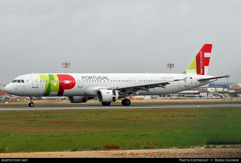 Aircraft Photo of CS-TJE | Airbus A321-211 | TAP Portugal | AirHistory.net #202230