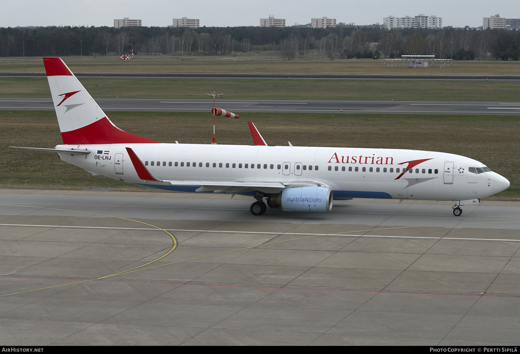 Aircraft Photo of OE-LNJ | Boeing 737-8Z9 | Austrian Airlines | AirHistory.net #202263