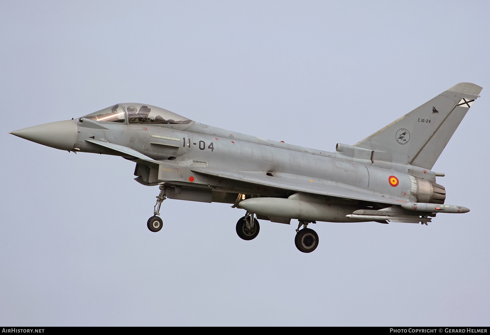 Aircraft Photo of C16-24 | Eurofighter EF-2000 Typhoon ... | Spain - Air Force | AirHistory.net #202281