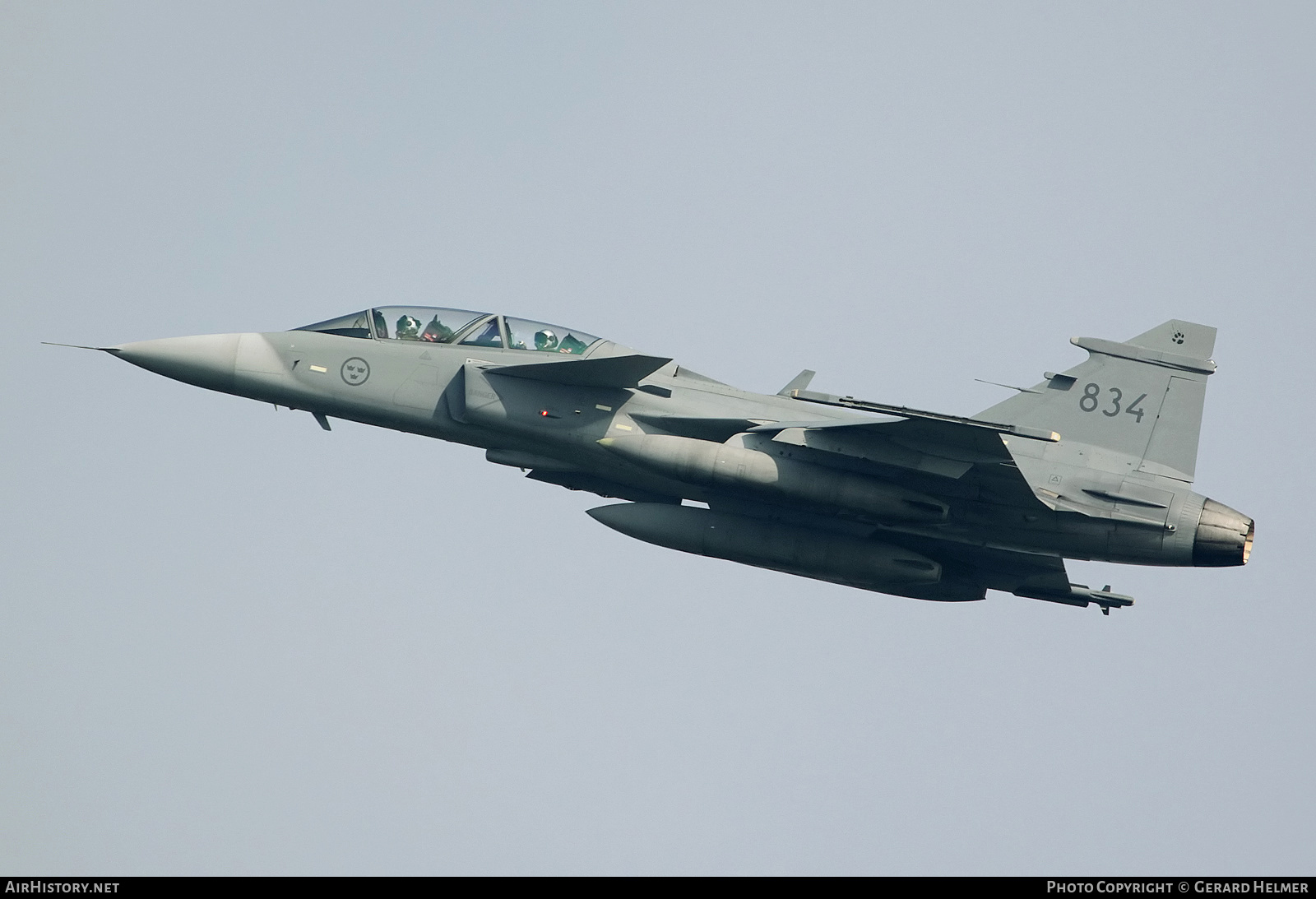 Aircraft Photo of 39834 | Saab JAS 39D Gripen | Sweden - Air Force | AirHistory.net #202284