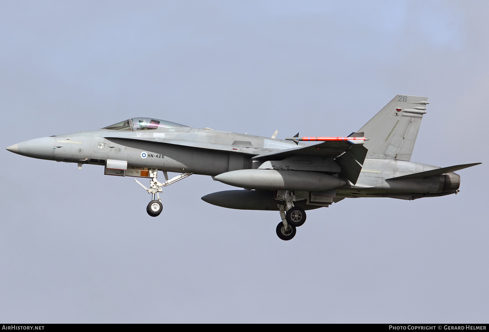 Aircraft Photo of HN-426 | McDonnell Douglas F/A-18C Hornet | Finland - Air Force | AirHistory.net #202327