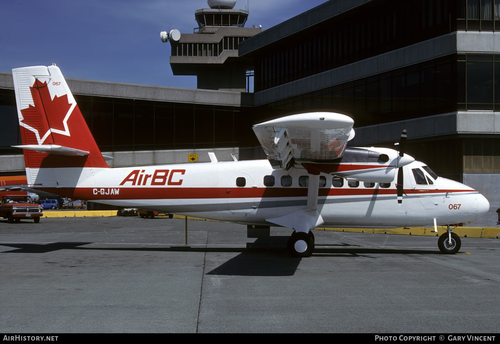 Aircraft Photo of C-GJAW | De Havilland Canada DHC-6-200 Twin Otter | Air BC | AirHistory.net #202349