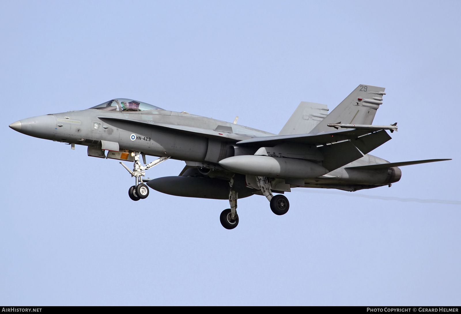 Aircraft Photo of HN-429 | McDonnell Douglas F/A-18C Hornet | Finland - Air Force | AirHistory.net #202365