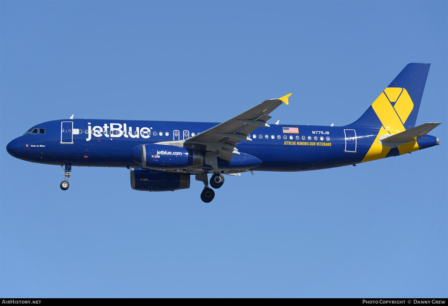 Aircraft Photo of N775JB | Airbus A320-232 | JetBlue Airways | AirHistory.net #202383