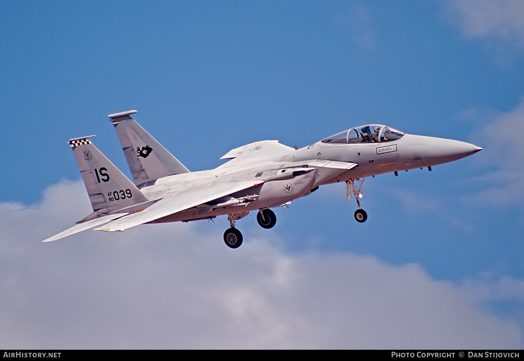 Aircraft Photo of 80-0039 / AF80-039 | McDonnell Douglas F-15C Eagle | USA - Air Force | AirHistory.net #202403