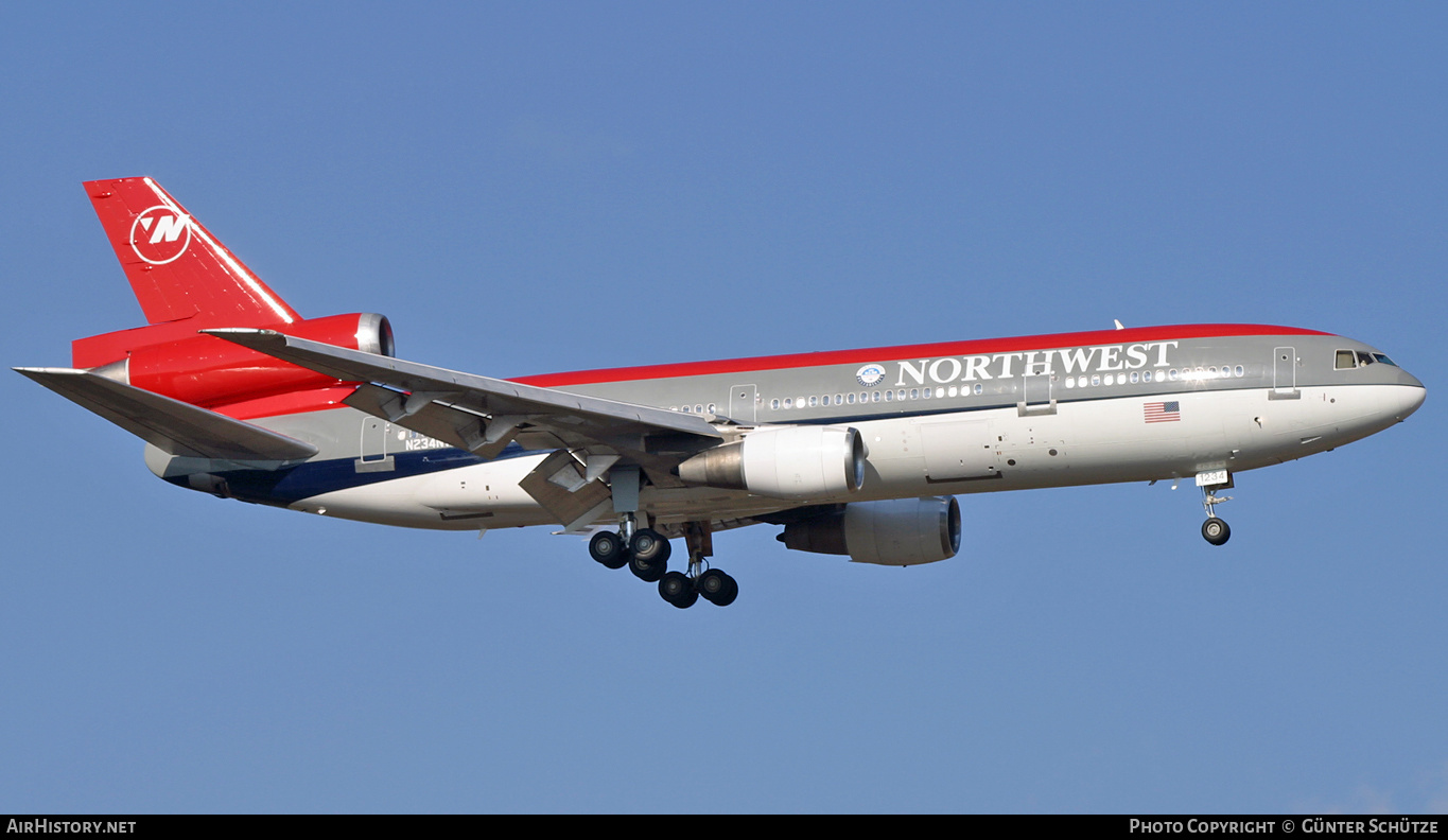 Aircraft Photo of N234NW | McDonnell Douglas DC-10-30 | Northwest Airlines | AirHistory.net #202444