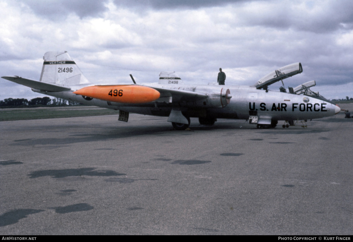 Aircraft Photo of 52-1496 / 21496 | Martin B-57B Canberra | USA - Air Force | AirHistory.net #202459