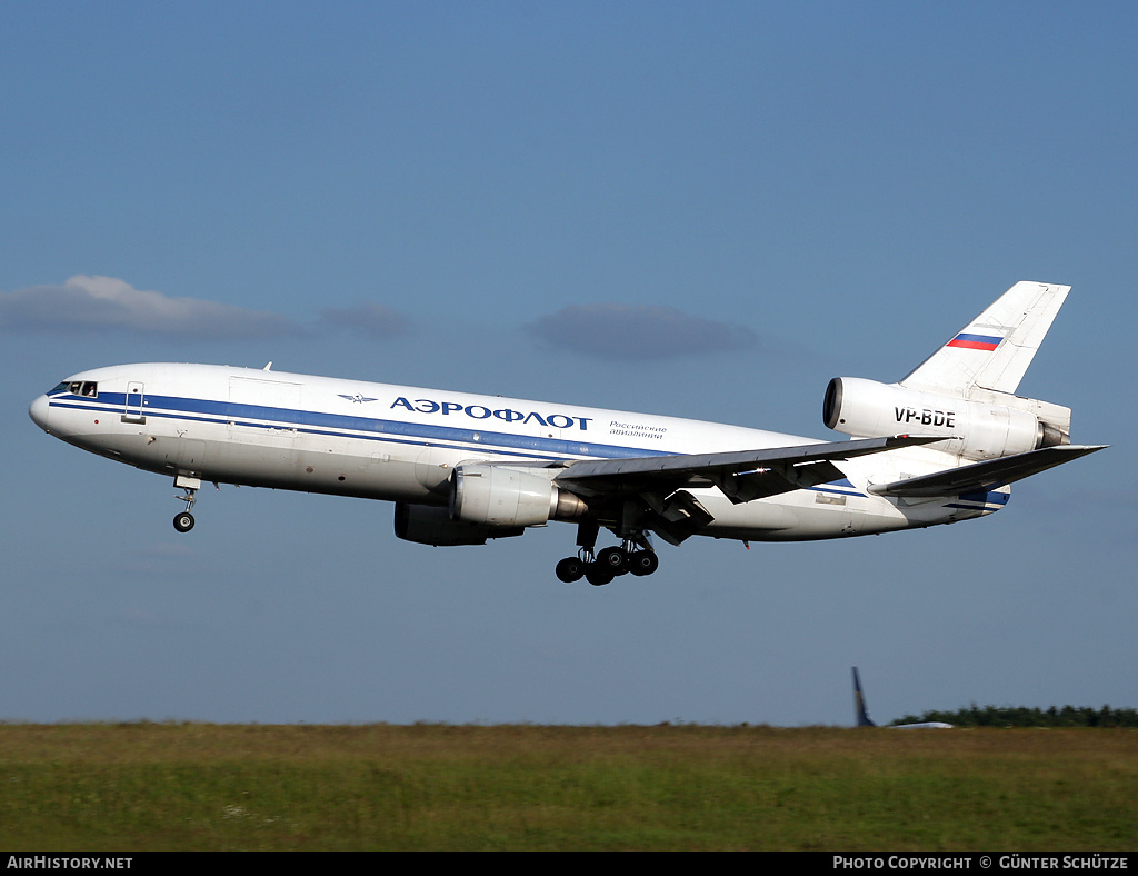 Aircraft Photo of VP-BDE | McDonnell Douglas DC-10-40(F) | Aeroflot - Russian Airlines Cargo | AirHistory.net #202477