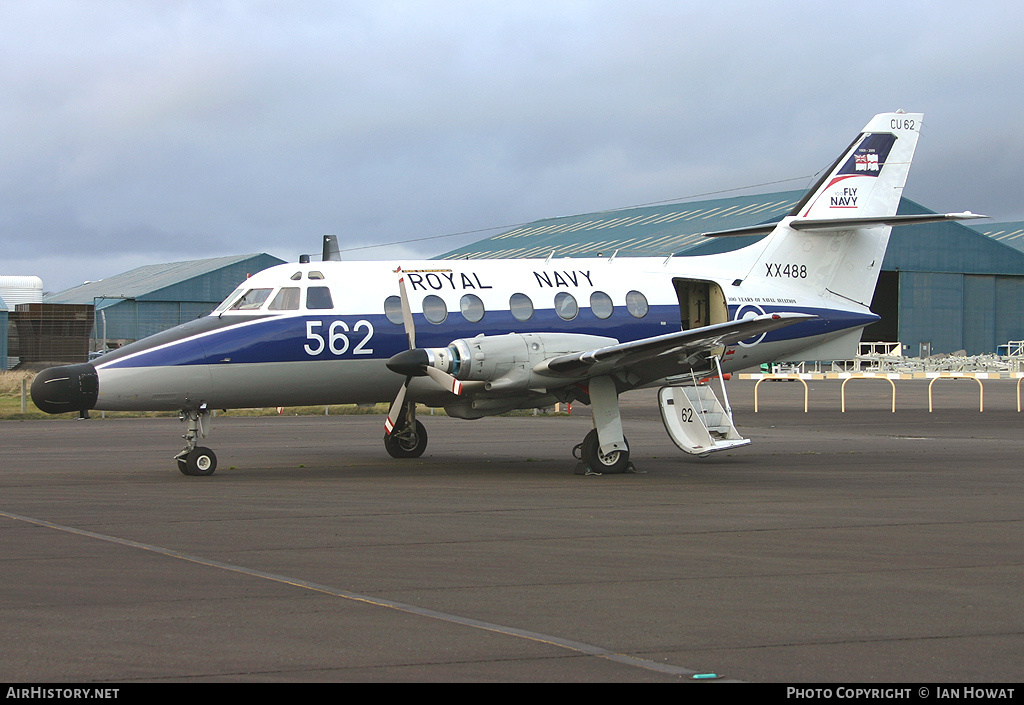 Aircraft Photo of XX488 | Scottish Aviation HP-137 Jetstream T2 | UK - Navy | AirHistory.net #202478