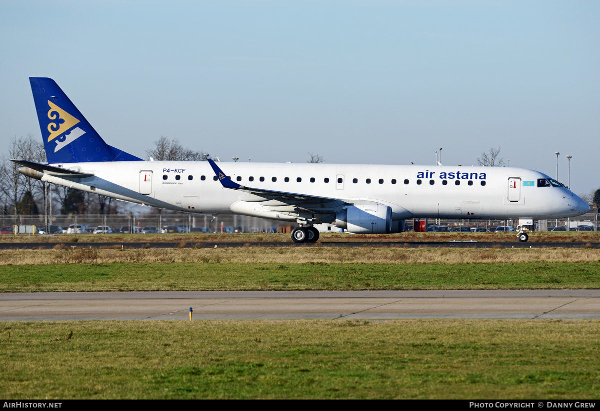 Aircraft Photo of P4-KCF | Embraer 190LR (ERJ-190-100LR) | Air Astana | AirHistory.net #202480