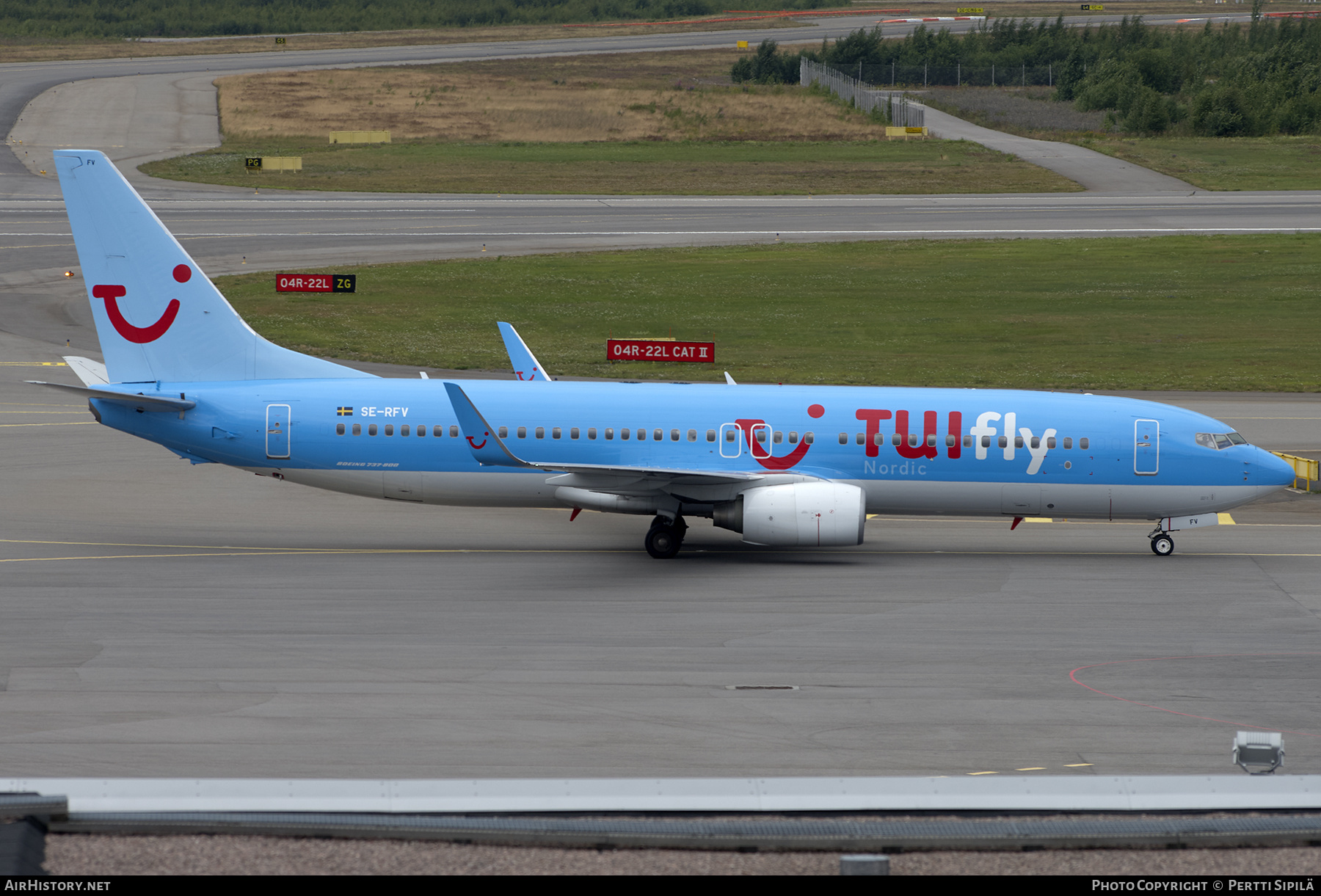 Aircraft Photo of SE-RFV | Boeing 737-86N | TUIfly Nordic | AirHistory.net #202484