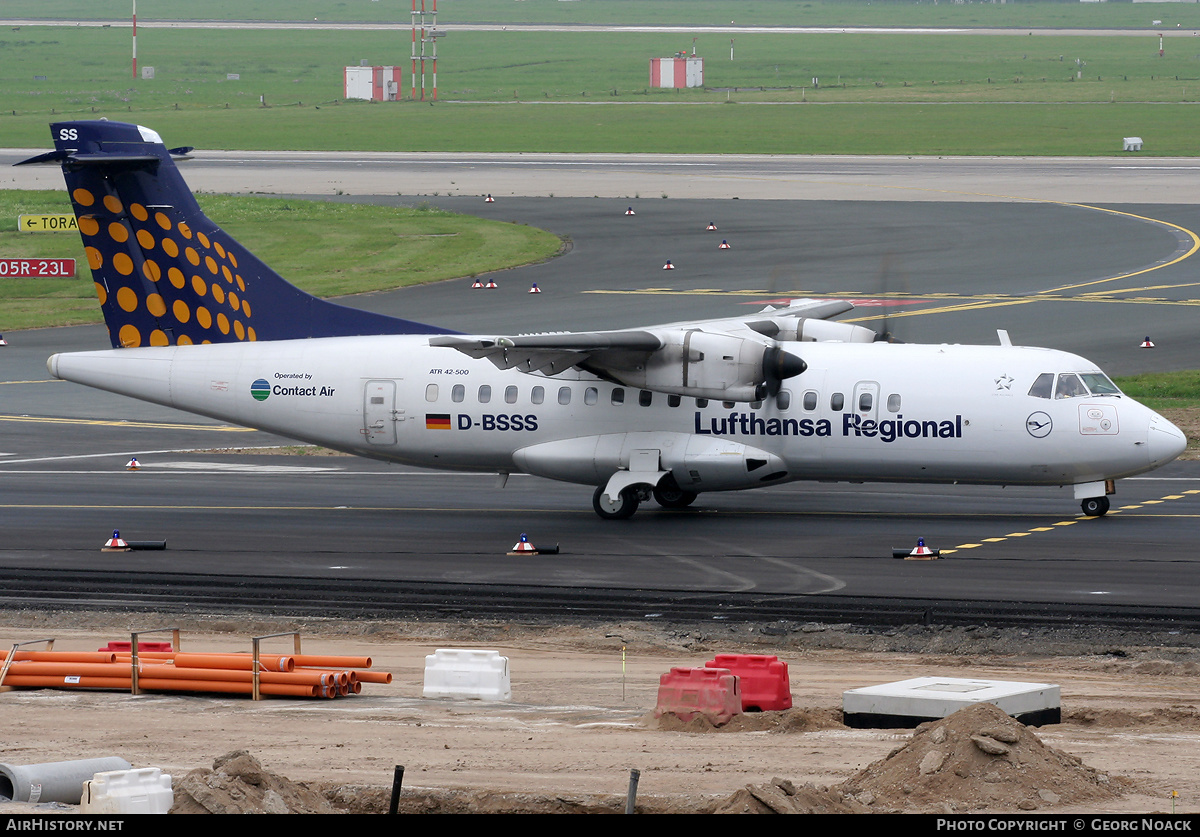 Aircraft Photo of D-BSSS | ATR ATR-42-500 | Lufthansa Regional | AirHistory.net #202490