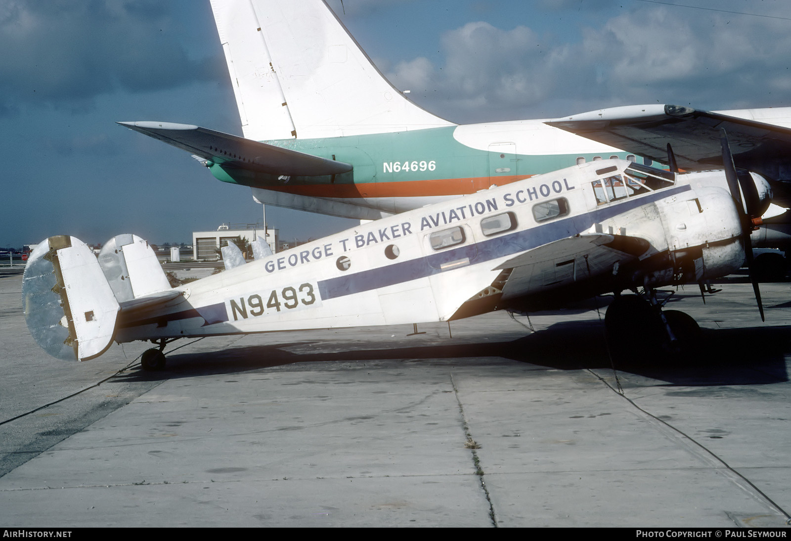 Aircraft Photo of N9493 | Beech UC-45J Expeditor | George T. Baker Aviation School | AirHistory.net #202508