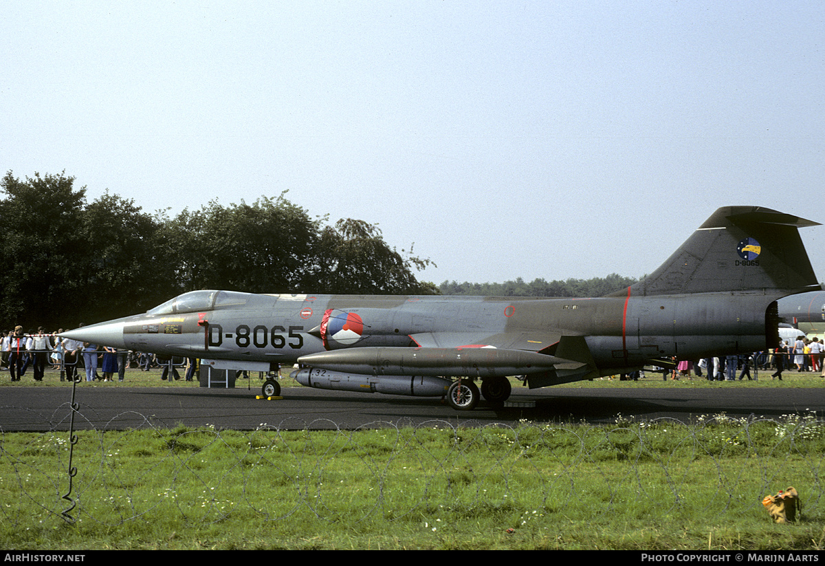Aircraft Photo of D-8065 | Lockheed RF-104G Starfighter | Netherlands - Air Force | AirHistory.net #202517
