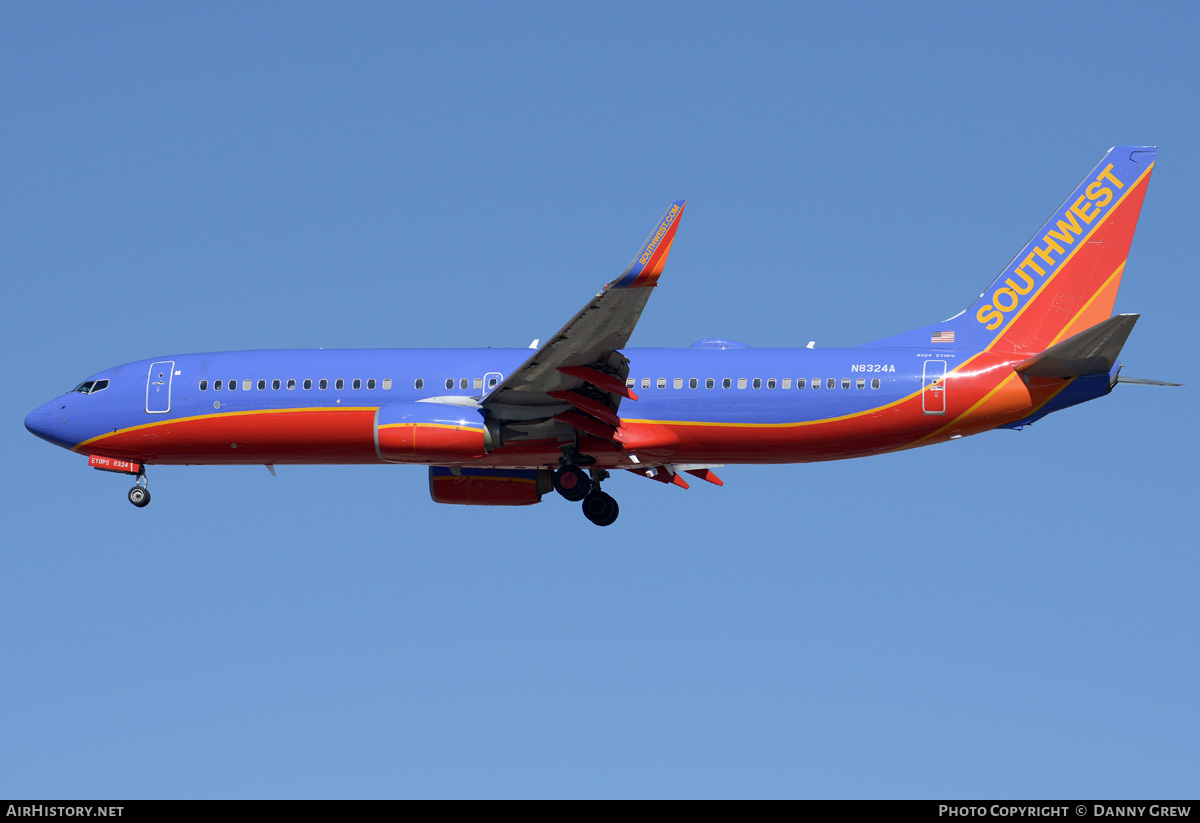 Aircraft Photo of N8324A | Boeing 737-8H4 | Southwest Airlines | AirHistory.net #202555