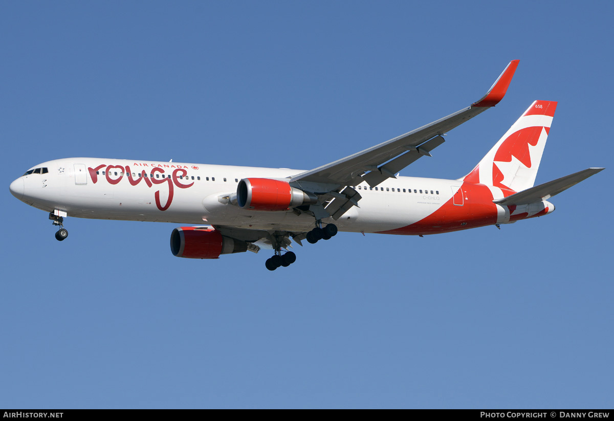Aircraft Photo of C-GHLQ | Boeing 767-333/ER | Air Canada Rouge | AirHistory.net #202556