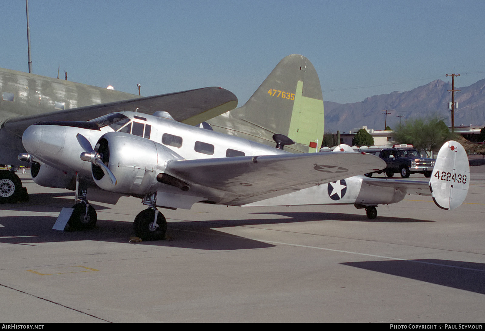 Aircraft Photo of 42-2438 | Beech AT-7 Navigator | USA - Air Force | AirHistory.net #202563