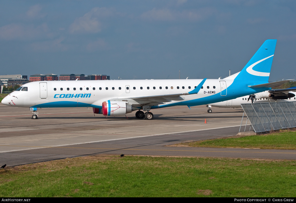 Aircraft Photo of D-AEMG | Embraer 190LR (ERJ-190-100LR) | Cobham Aviation Services | AirHistory.net #202567